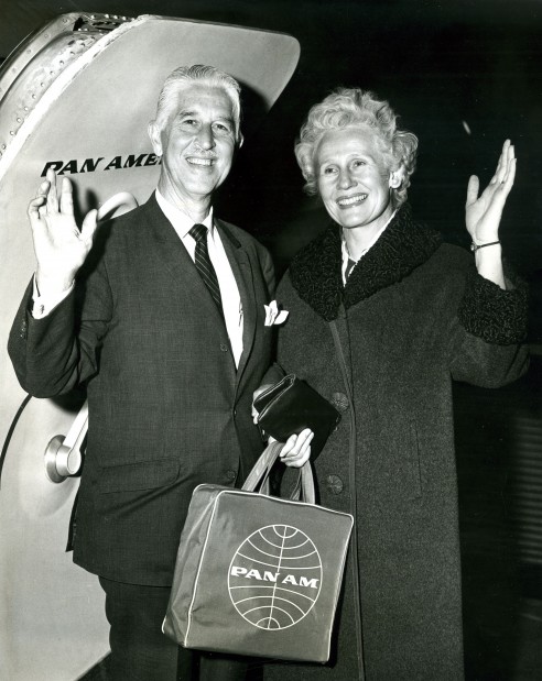 Marlin Perkins and his wife Carol Perkins